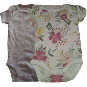 Carter's and Cloud Island short sleeve bodysuit bundle Newborn